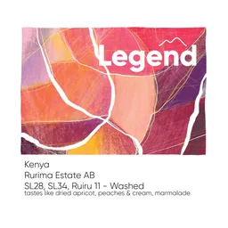 Rurima Estate AB coffee beans from Legend Coffee and Culture