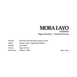 Mora Layo coffee beans from Leible Coffee