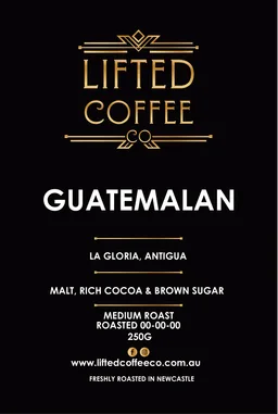 La Gloria, Antigua coffee beans from Lifted Coffee Co.