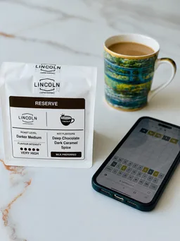Reserve coffee beans from Lincoln Coffee