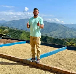 Orange Bourbon coffee beans from Little Fish Coffee Roasters