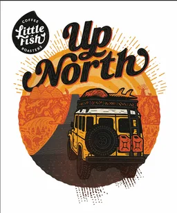 Up North Blend coffee beans from Little Fish Coffee Roasters