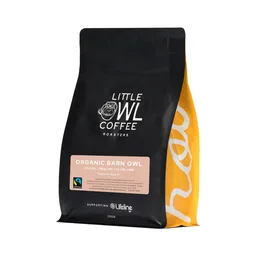 Barn Owl Blend coffee beans from Little Owl Coffee Roasters