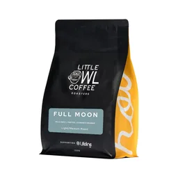 Full Moon Blend coffee beans from Little Owl Coffee Roasters
