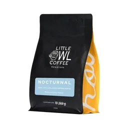 Nocturnal Blend coffee beans from Little Owl Coffee Roasters