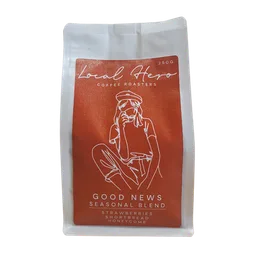 Good News coffee beans from Local Hero Coffee Brewers