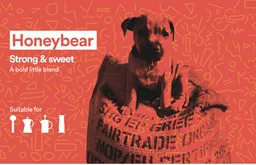 HoneyBear coffee beans from Lonsdale Street Roasters