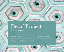 Decaf Project coffee beans from Made of Many