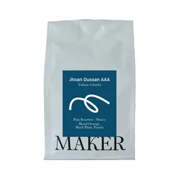 Jhoan Dussan AAA coffee beans from Maker Coffee
