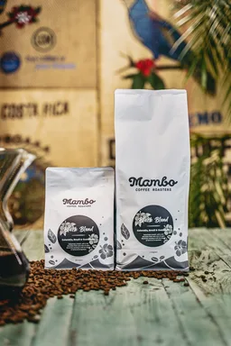 BLACK Label Blend coffee beans from Mambo Coffee Company
