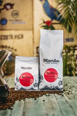 RED Label Blend coffee beans from Mambo Coffee Company