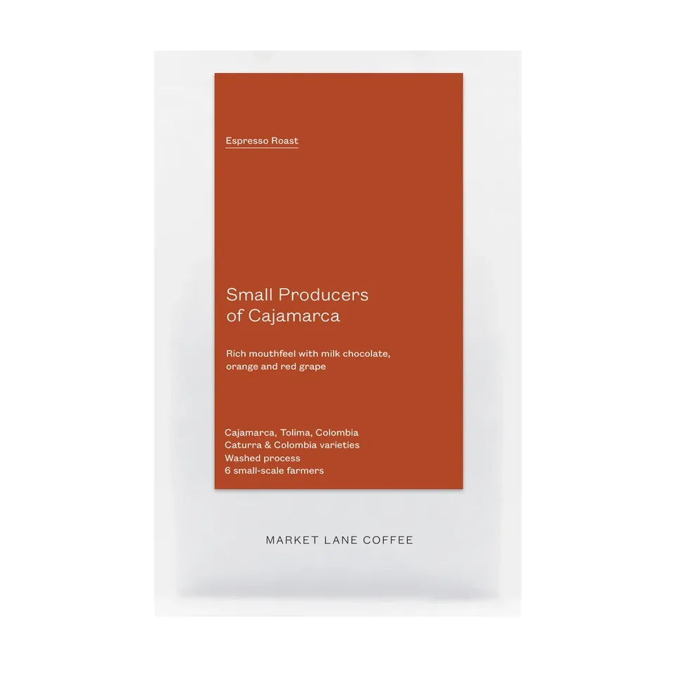 Small Producers of Cajamarca coffee beans from Market Lane Coffee