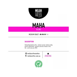 Maha Blend coffee beans from Melba Coffee & Tea Co