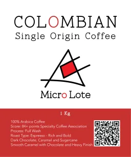Espresso coffee beans from Micro Lote Coffee