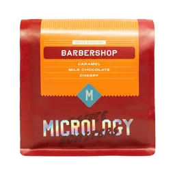 Barbershop coffee beans from Micrology Coffee Roasters
