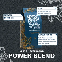 Power Blend coffee beans from Mikro Coffee Roasters Torquay