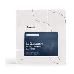 La Guadalupe · Espresso coffee beans from Modus Coffee