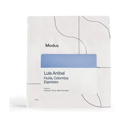 Luis Anibal coffee beans from Modus Coffee