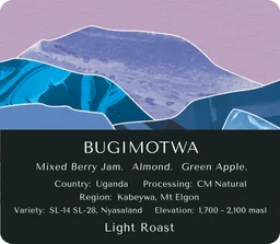 Bugimotwa coffee beans from Monastery Coffee
