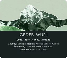 Gedeb Wuri coffee beans from Monastery Coffee
