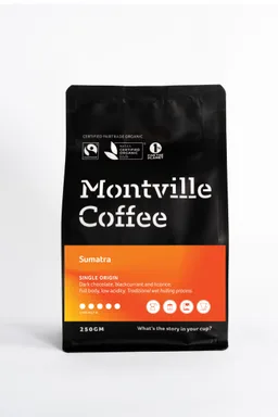 Sumatra coffee beans from Montville Coffee