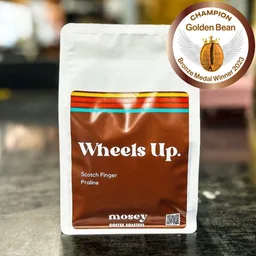 Wheels Up coffee beans from Mosey Coffee Roasters