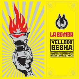 La Bomba Yellow Gesha coffee beans from Mule Coffee Roasters
