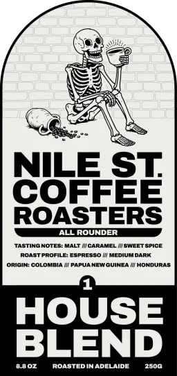 House Blend coffee beans from Nile St. Coffee Roasters