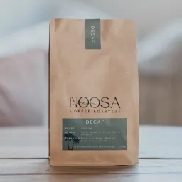Decaf coffee beans from Noosa Coffee Roastery
