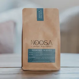 Making Waves coffee beans from Noosa Coffee Roastery