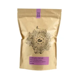Cascadia Decaf coffee beans from Ocean Grind