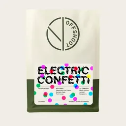 Electric Confetti coffee beans from Offshoot Coffee