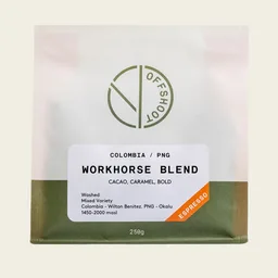 Workhorse Blend coffee beans from Offshoot Coffee