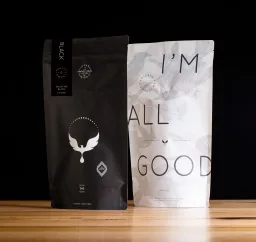 Black Blend coffee beans from Omar & The Marvellous Coffee Bird