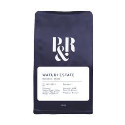 Waturi Espresso coffee beans from Pablo & Rusty's Coffee Roasters