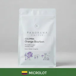 Orange Bourbon coffee beans from Panorama Coffee