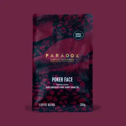 Poker Face Blend coffee beans from Paradox Coffee Roasters
