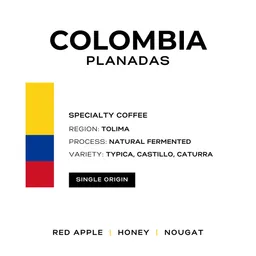 Planadas coffee beans from Patio Coffee Roasters