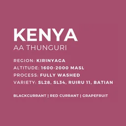 Thunguri coffee beans from Patio Coffee Roasters