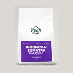 Blue Bianca coffee beans from Peak Coffee