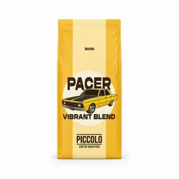 The Pacer Blend coffee beans from Piccolo Coffee Roasters