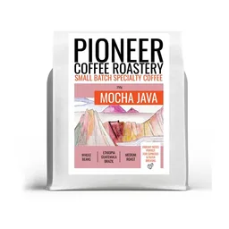 Mocha Java Blend coffee beans from Pioneer Coffee Roastery