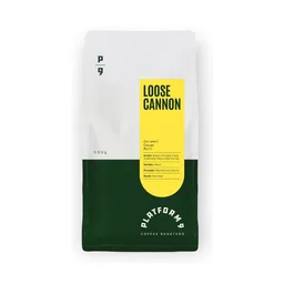 Loose Cannon coffee beans from Platform 9 Coffee Roasters