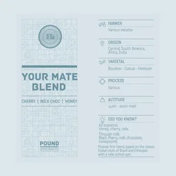 Your Mate coffee beans from Pound Coffee Roastery