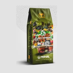 Funky Monkey coffee beans from PrimalCoffeeRoasters
