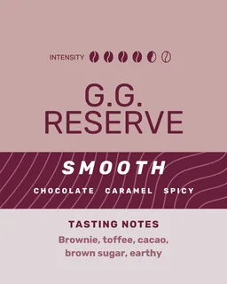 G.G. Reserve coffee beans from Private Coffee Collection