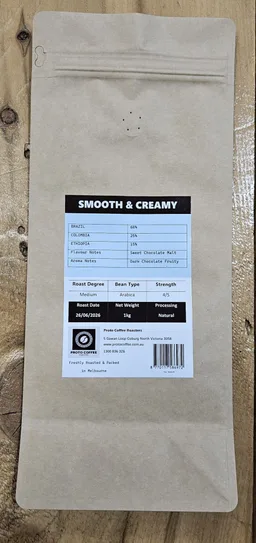 Smooth & Creamy Blend · 1kg coffee beans from Proto Coffee