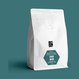 Dad Bod coffee beans from Resident Coffee Roasters