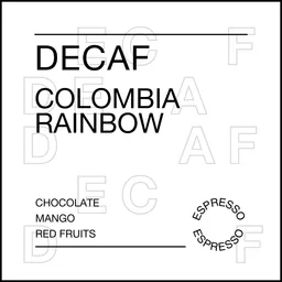 Rainbow coffee beans from Reuben Hills