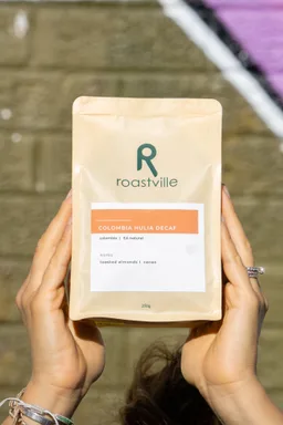 Huila Decaf coffee beans from Roastville Coffee